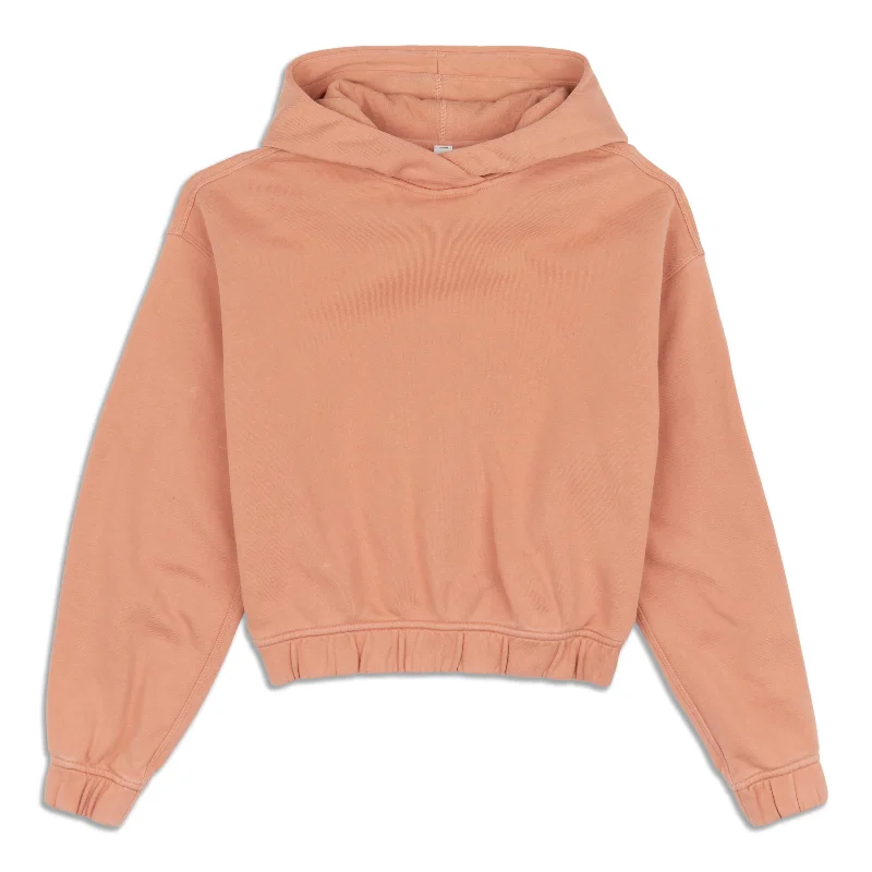 Relaxed Cropped Hoodie