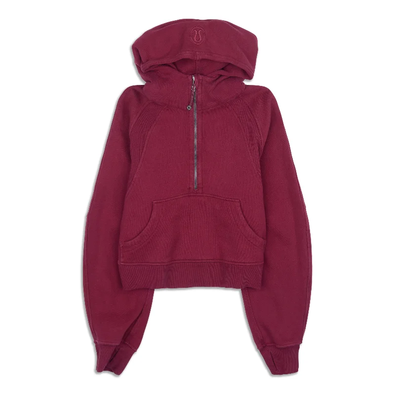 Scuba Oversized Half-Zip Hoodie - Resale