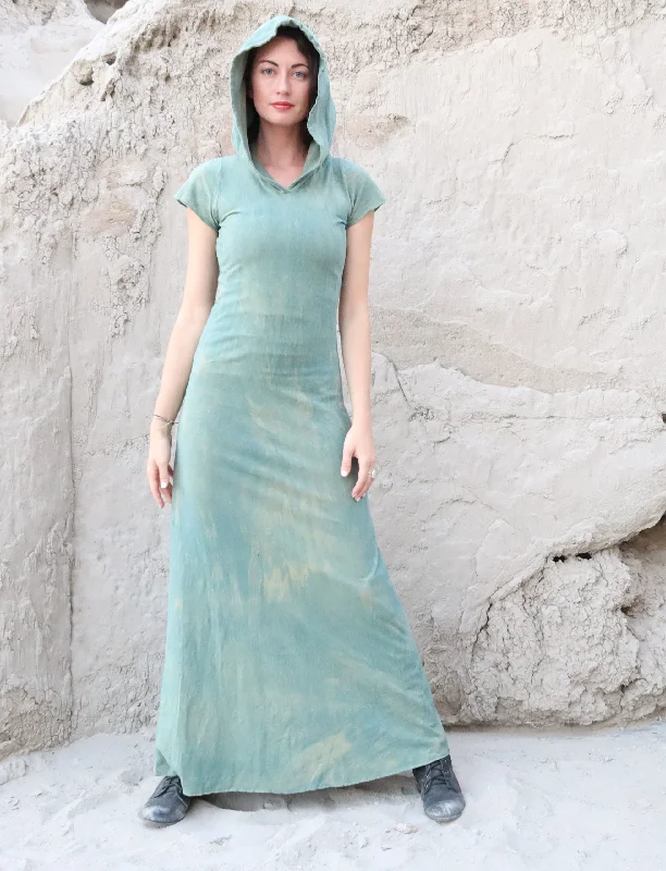 Beach Bum Hoodie Simplicity Long Dress Tunics Mesh breathable