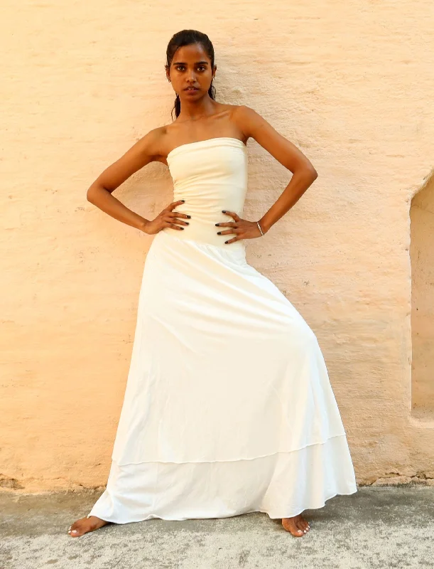 Love Me 2 Times Vinyassa Long Dress Tunics Trendy modern